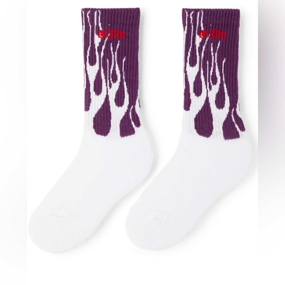 032C Kids Flame Socks - NWT